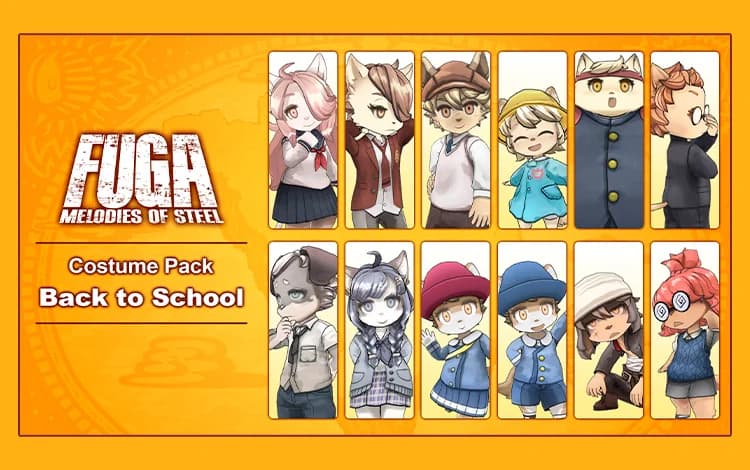 Fuga: Melodies of Steel - Back to School Costume Pack