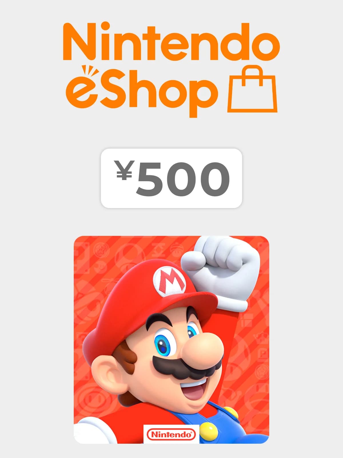 Карта оплаты Nintendo eShop 500 JPY Japan