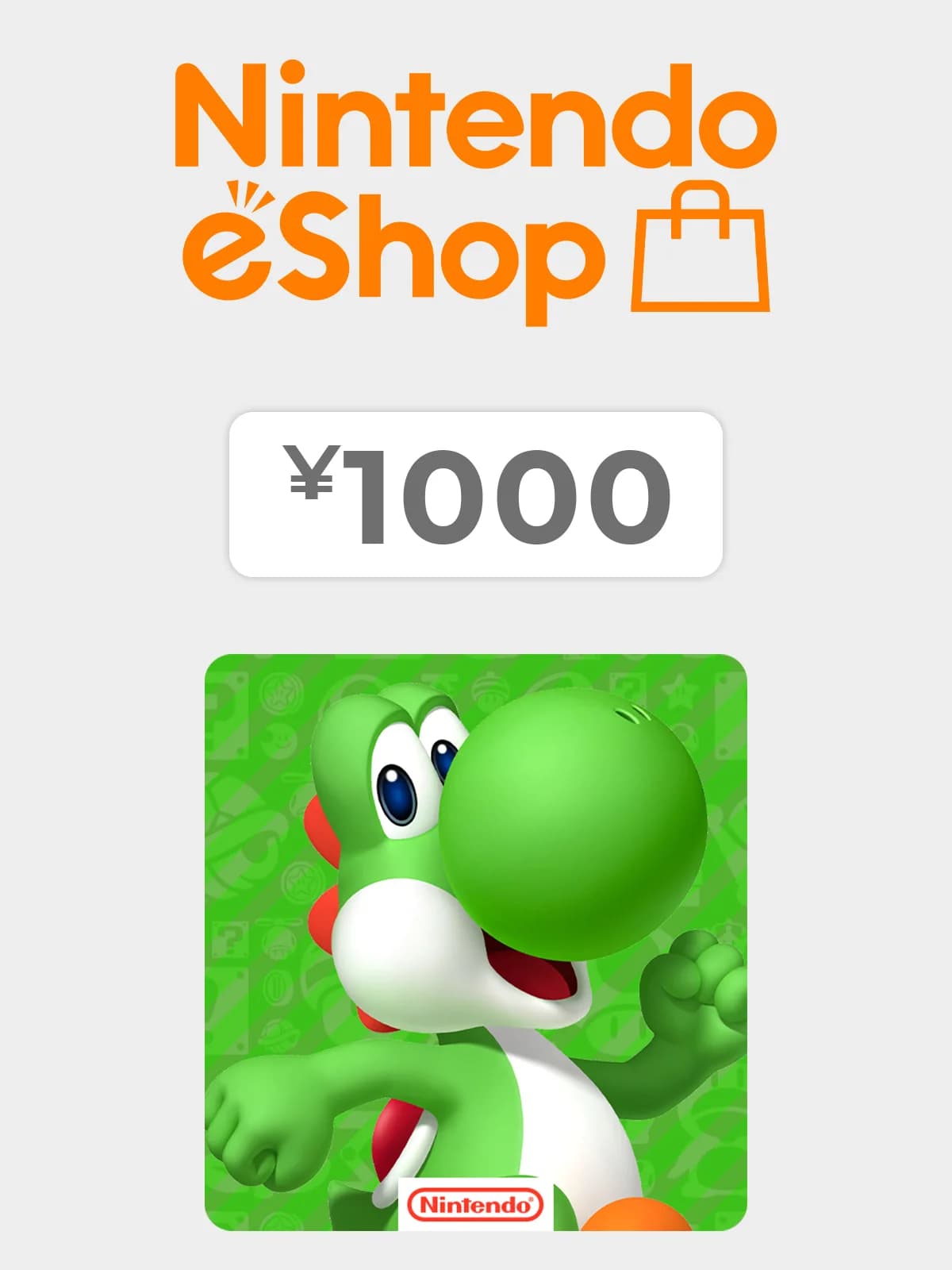Карта оплаты Nintendo eShop 1000 JPY Japan
