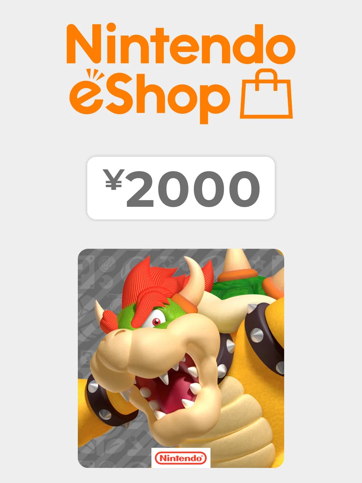 Карта оплаты Nintendo eShop 2000 JPY Japan