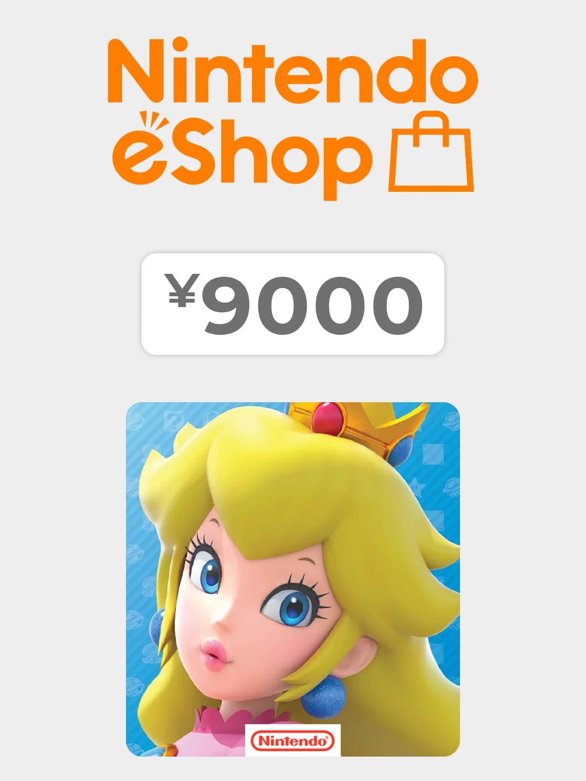 Карта оплаты Nintendo eShop 9000 JPY Japan