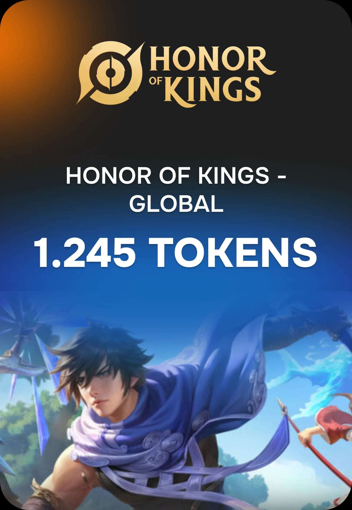 Игровая валюта Honor of Kings - Global 1245 Tokens