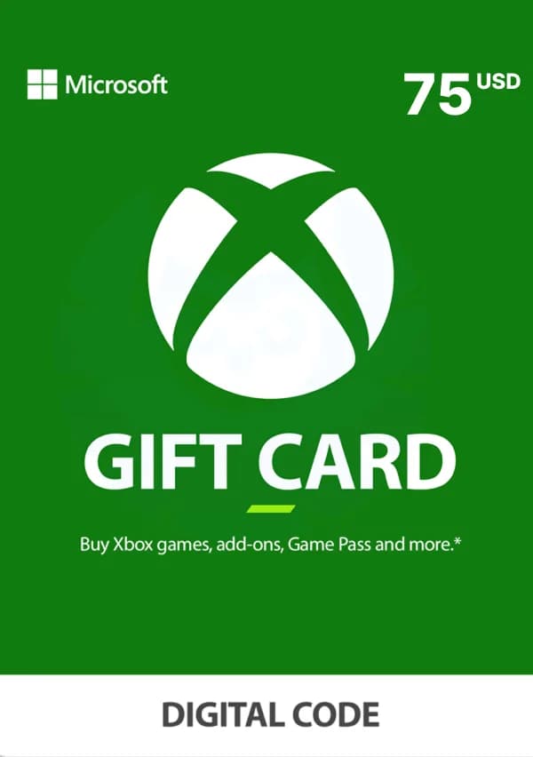 Xbox Live Gift Card 75 USD (US)
