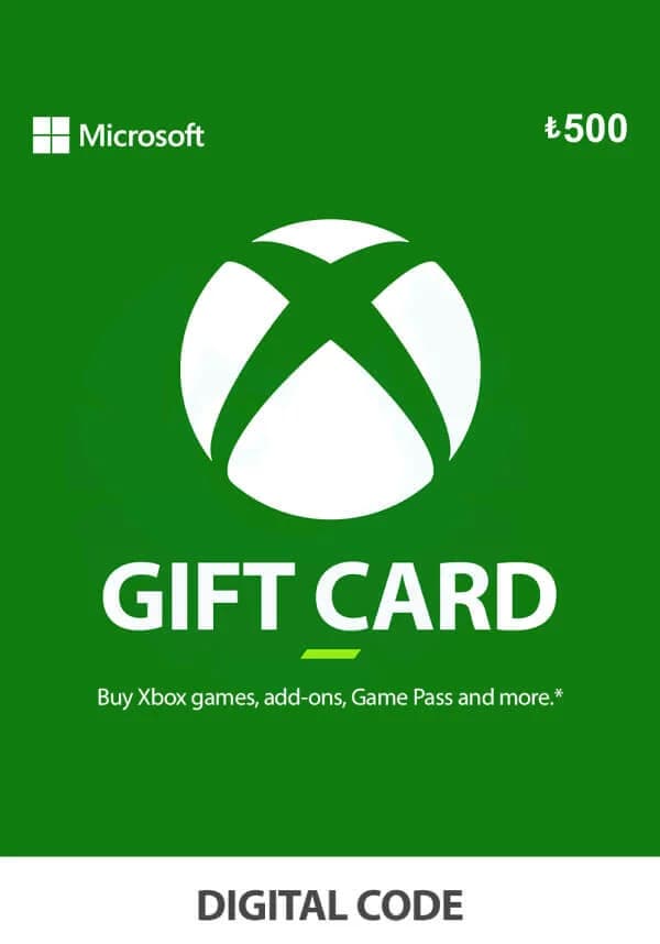 XBOX Live Gift Card 500 TRY (Turkey)