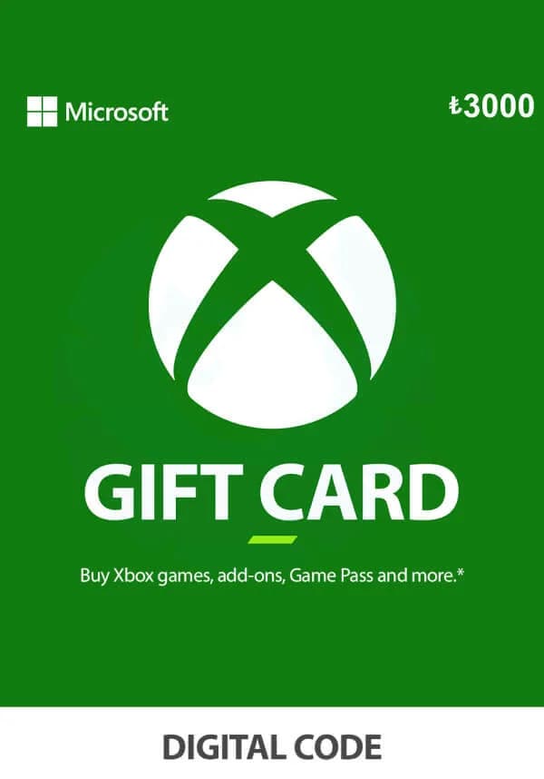 XBOX Live Gift Card 3000 TRY (Turkey)